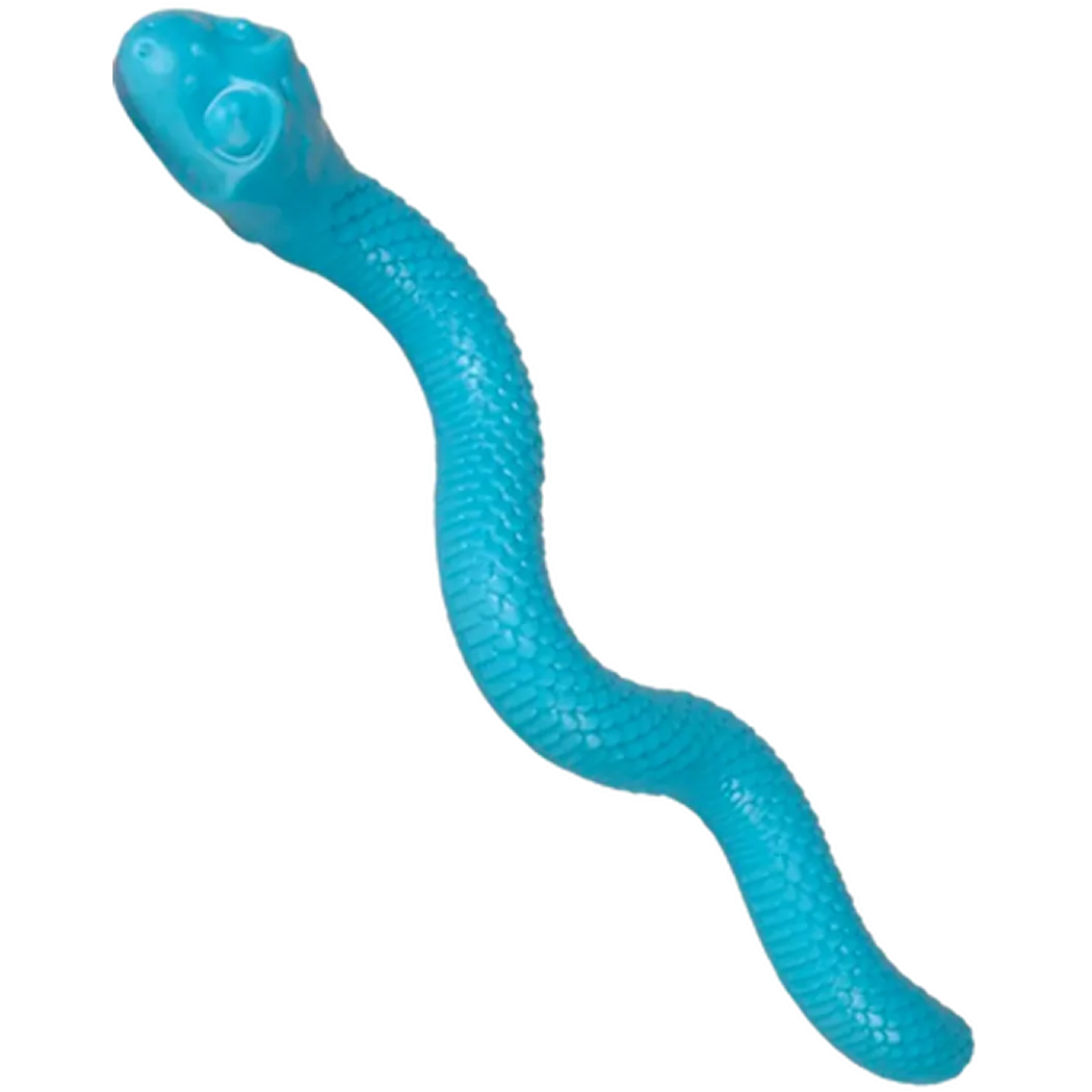 Dog Toy TPR Sneaky Snake Blue 42cm - Snacksorm