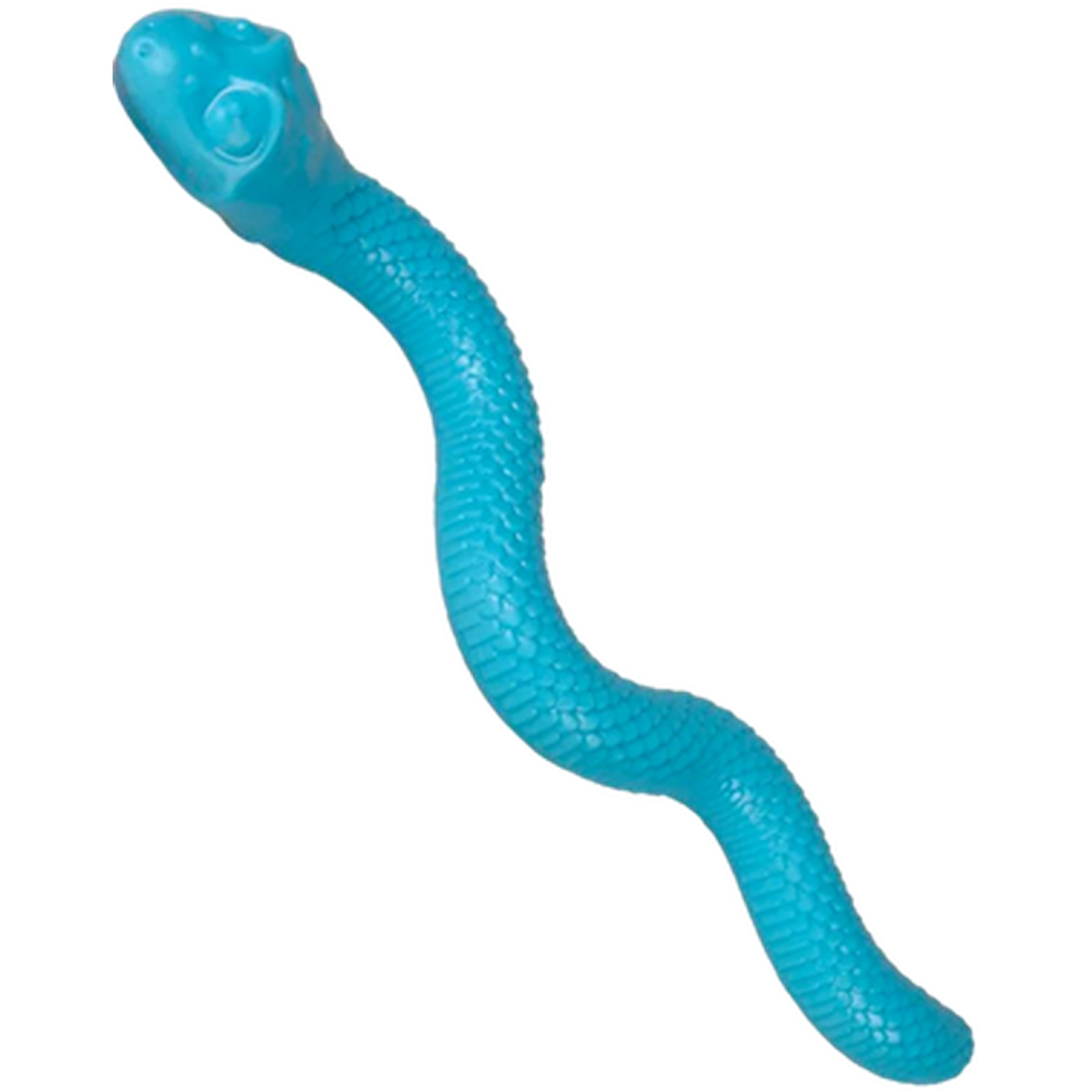 Dog Toy TPR Sneaky Snake Blue 42cm - Snacksorm