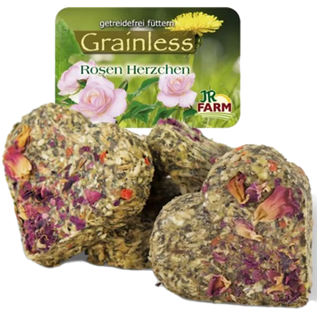 JR FARM Grainless Little hearts-rose Green 105 g