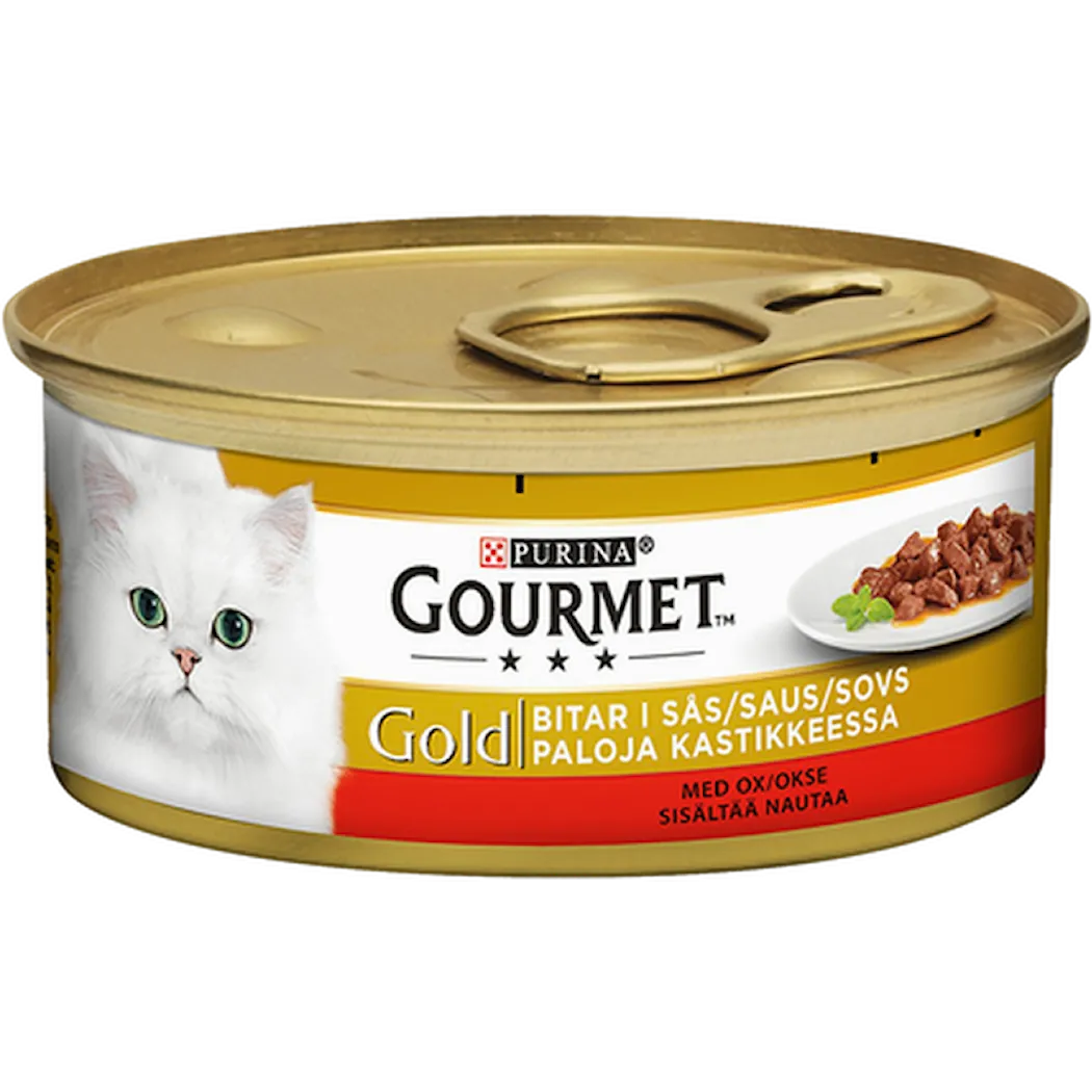 Purina Gourmet Gold Chunks Gravy Beef - Cans