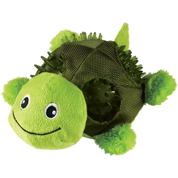 Shells Turtle Dog Toy Green Small