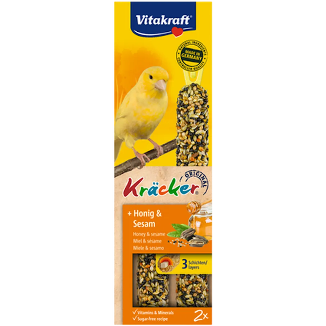 Vitakraft Crackers Canary Honey 2-pakning