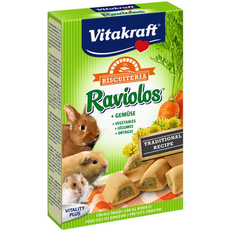 Vitakraft - Raviolos 100 g - Smådjur - Godis & Gnagstänger - Belöningsgodis för smådjur - ZOO.se