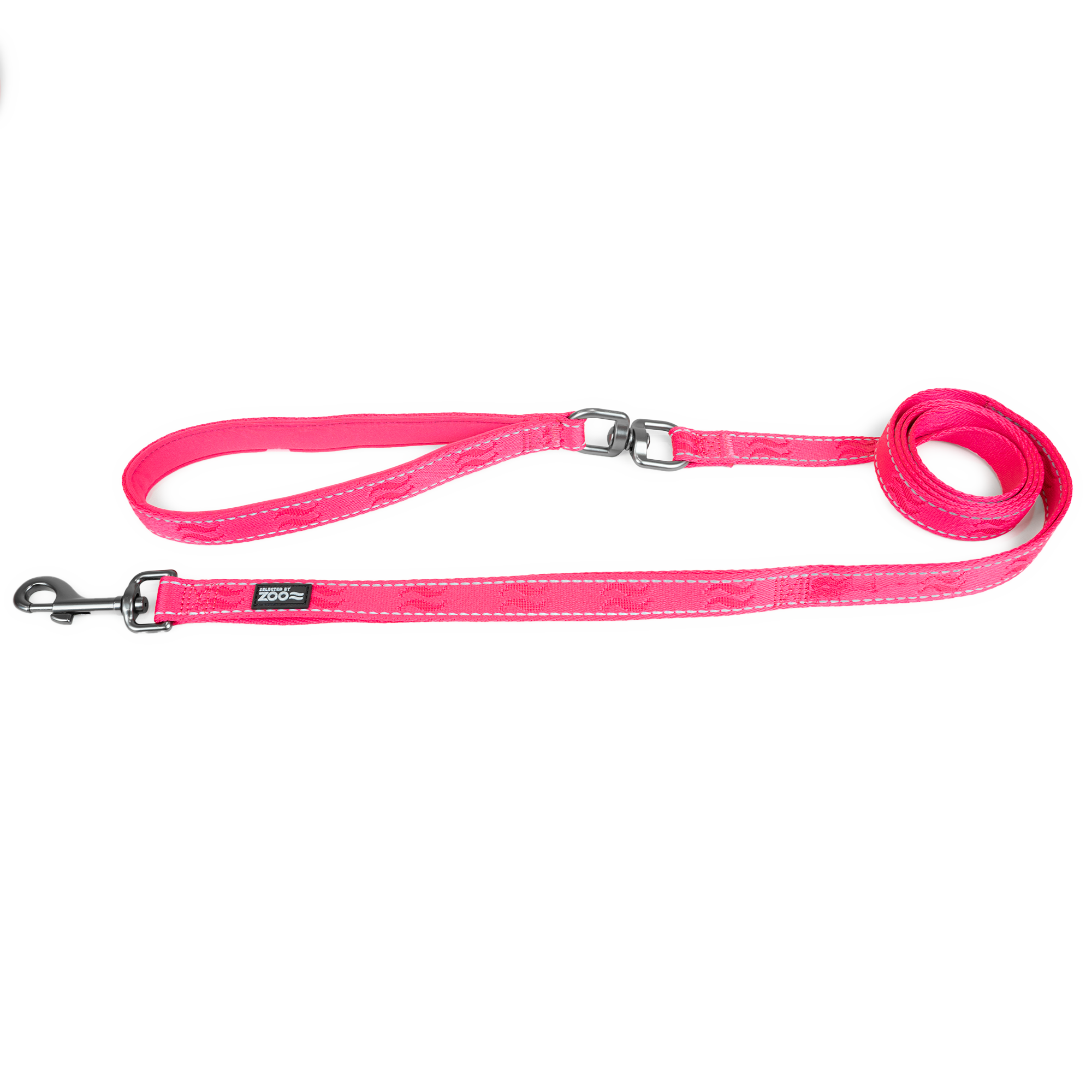 Selected by ZOO - Paddock Rufus 20 mm x 180 cm Rosa - Hund - Halsbånd - ZOO.no