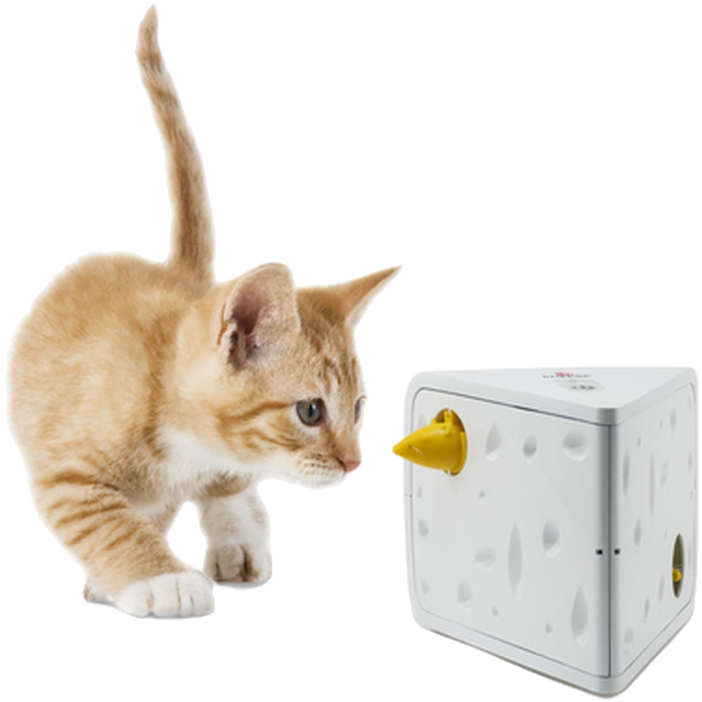 FroliCat - Portable Cheese Automatic Cat Teaser 1 st - Katt - Kattleksaker - ZOO.se