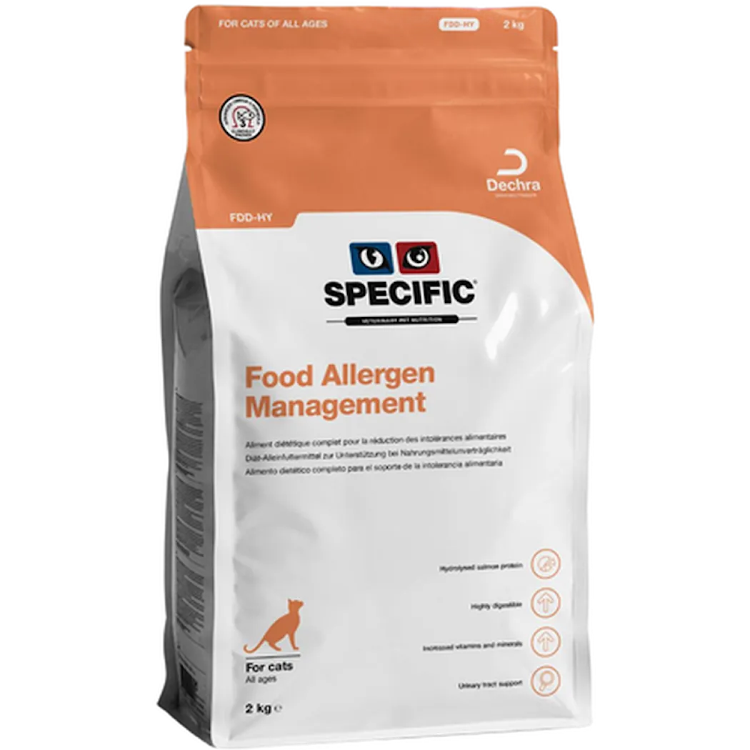 Specific Cats FDD-HY Food Allergy Management