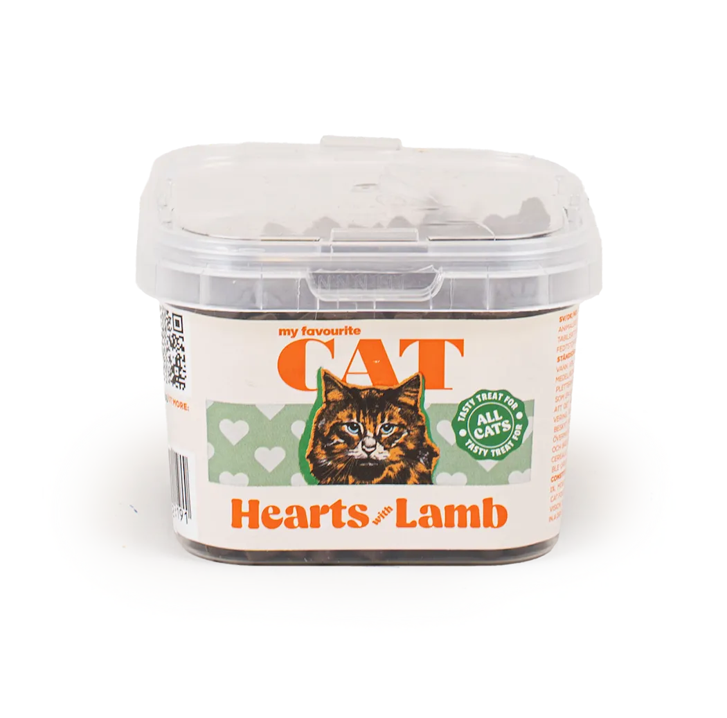 My favourite CAT Hearts with Lamb 140 g