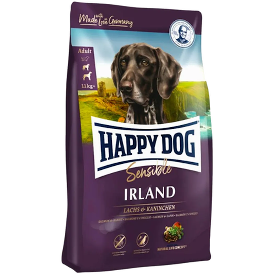 Happy Dog Dry Food  Sensible Ireland Salmon & Rabbit