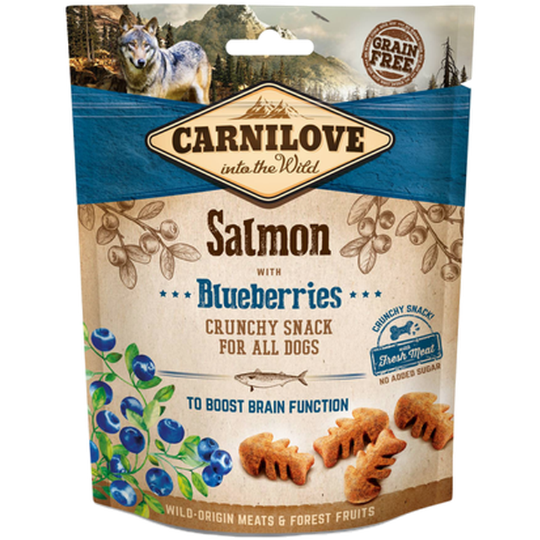 Carnilove - Dog Crunchy Snack Salmon & berries 200 g - Hund - Hundgodis - ZOO.se