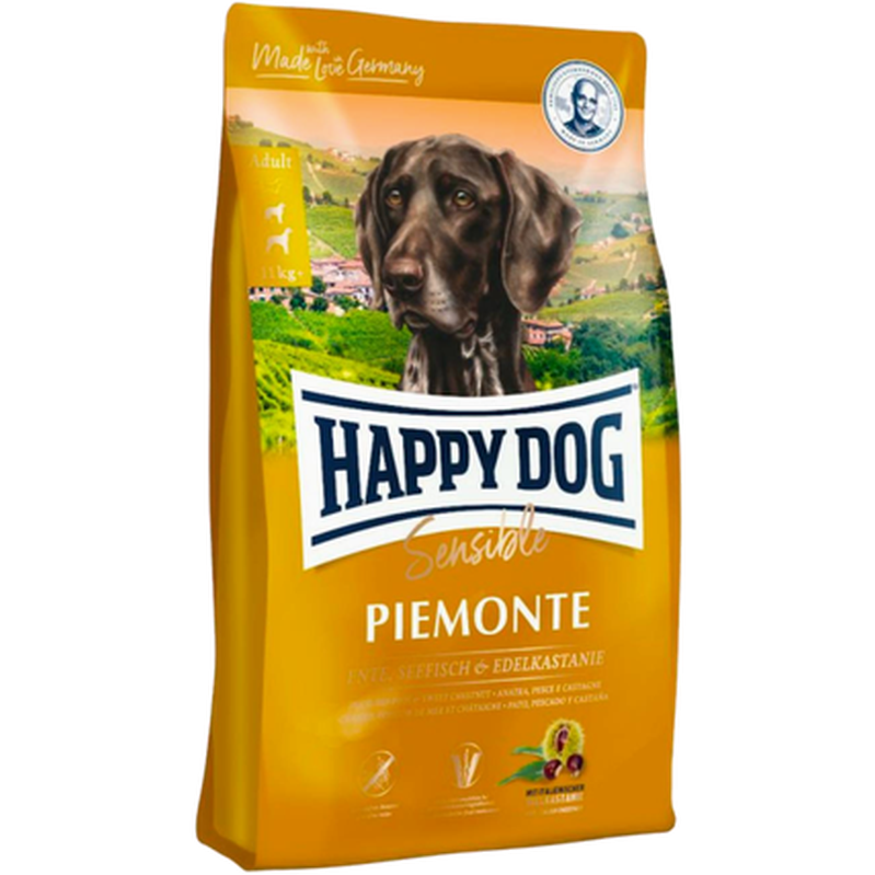 Sensible Piemonte Duck, Fish & Chestnut 4 kg - Hund - Hundmat & hundfoder - Torrfoder för hund - Happy Dog - ZOO.se