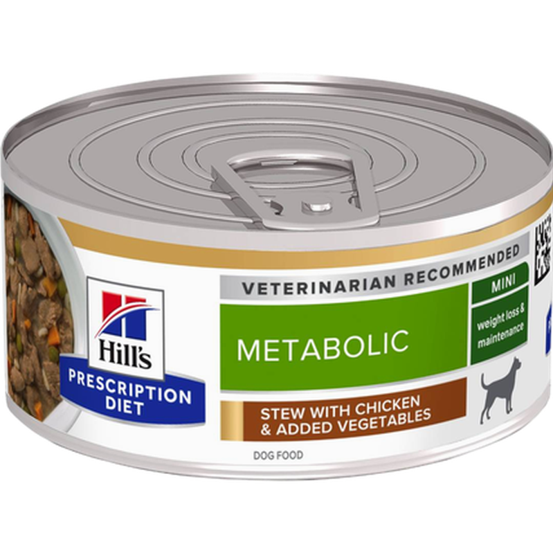 Metabolic Mini Chicken & Vegetables 156 g - Hund - Hundmat & hundfoder - Veterinärfoder för hund, Veterinär - Veterinärfoder För Hundar - Hill's Prescription Diet Dog - ZOO.se