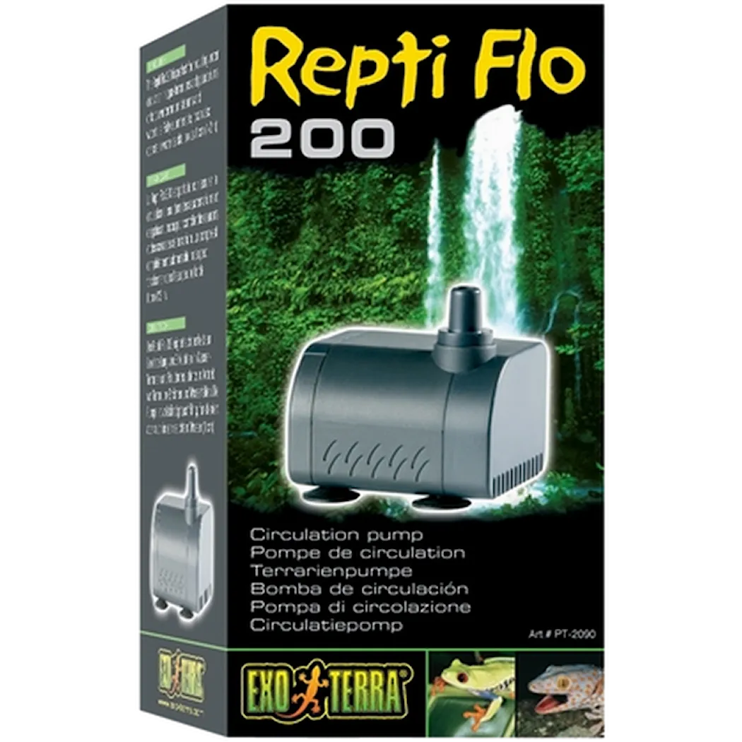 Exoterra Repti Flo 200 - Circulation Pump Black 5 cm
