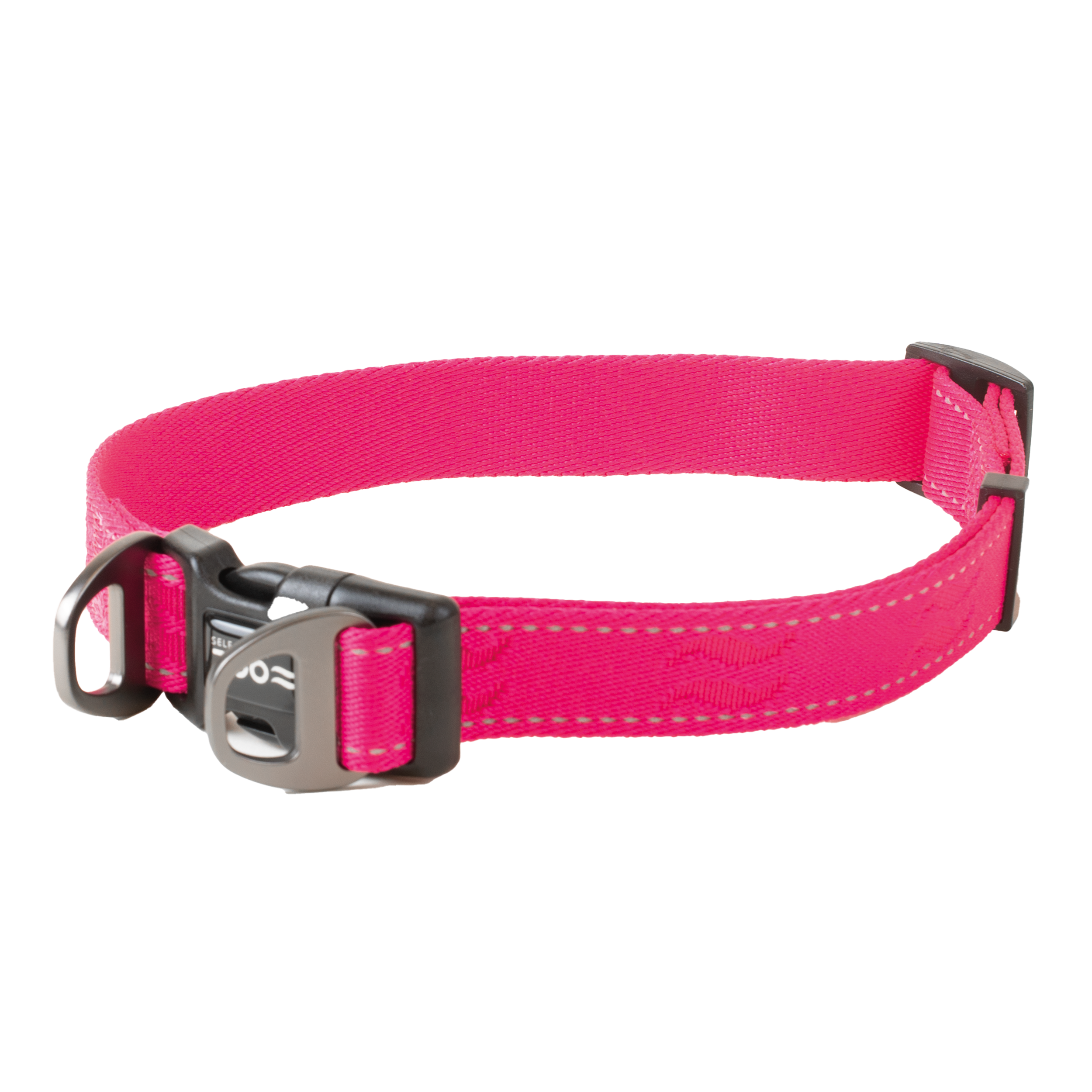 Hundhalsband Rufus ställbart, 25mmx3866cm, Rosa