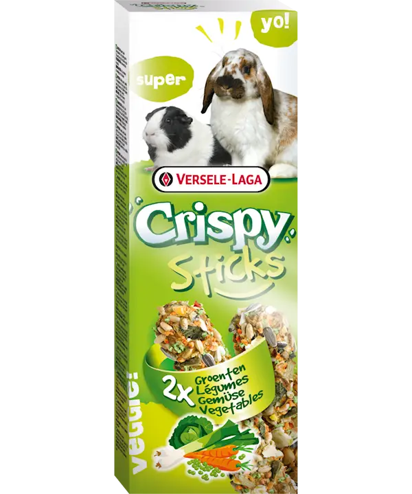 CrispySticks Kanin-Marsvin Grønnsaker 2-pk.