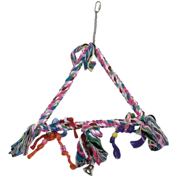 Triangle Rope Hanger Multicolored 33x47 cm