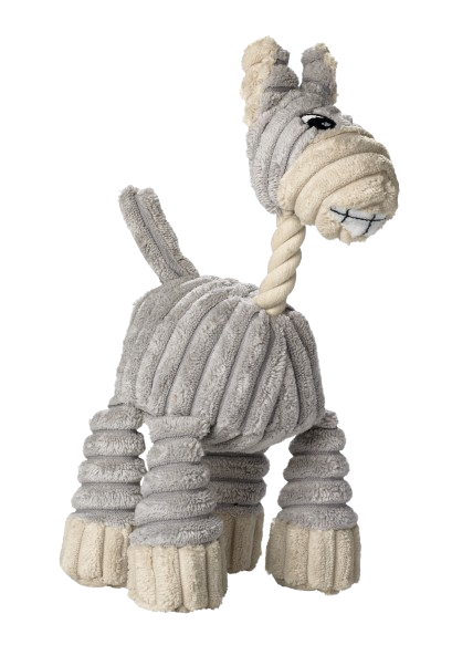 Dog Toy Huggly Zoo Donkey Cotton 24 cm