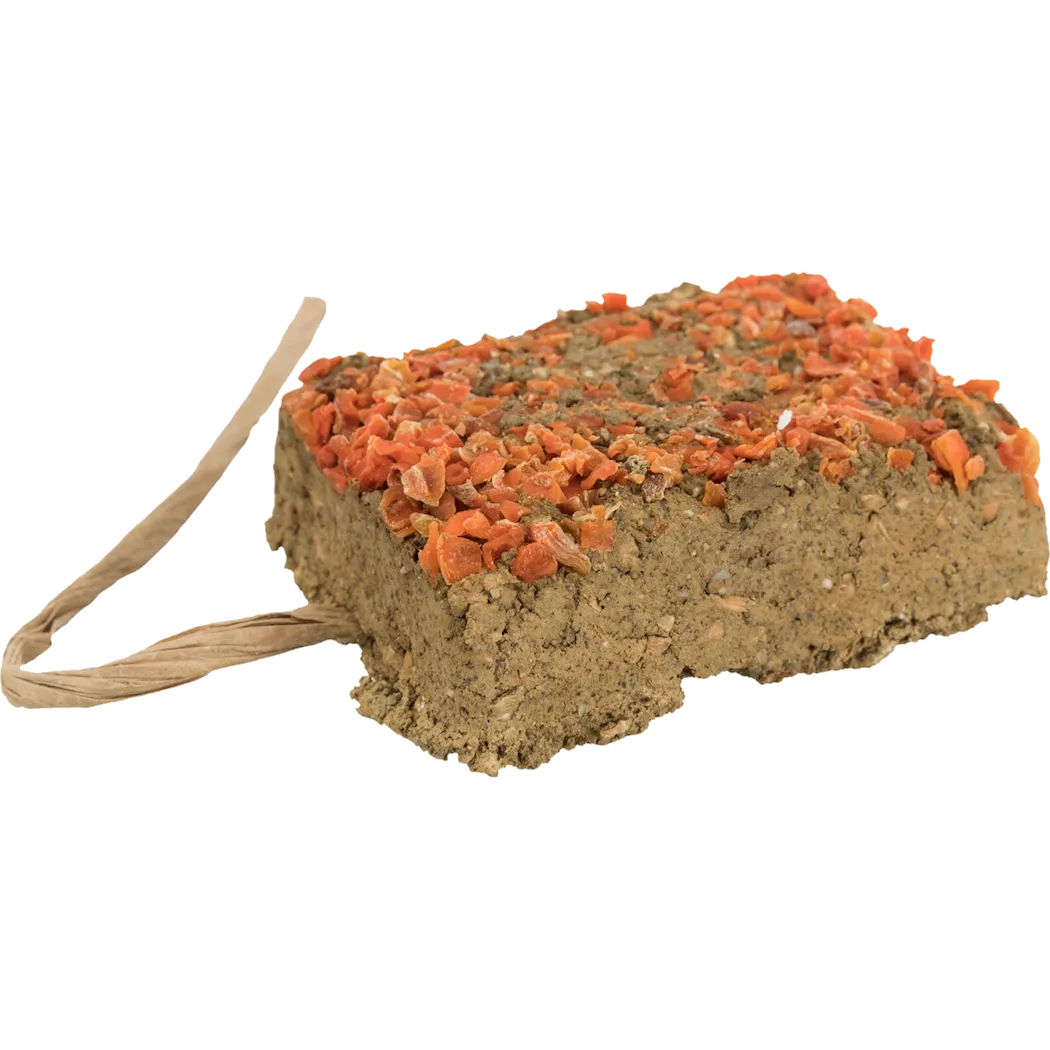 Trixie Clay Brick Carrots Brown 100 g