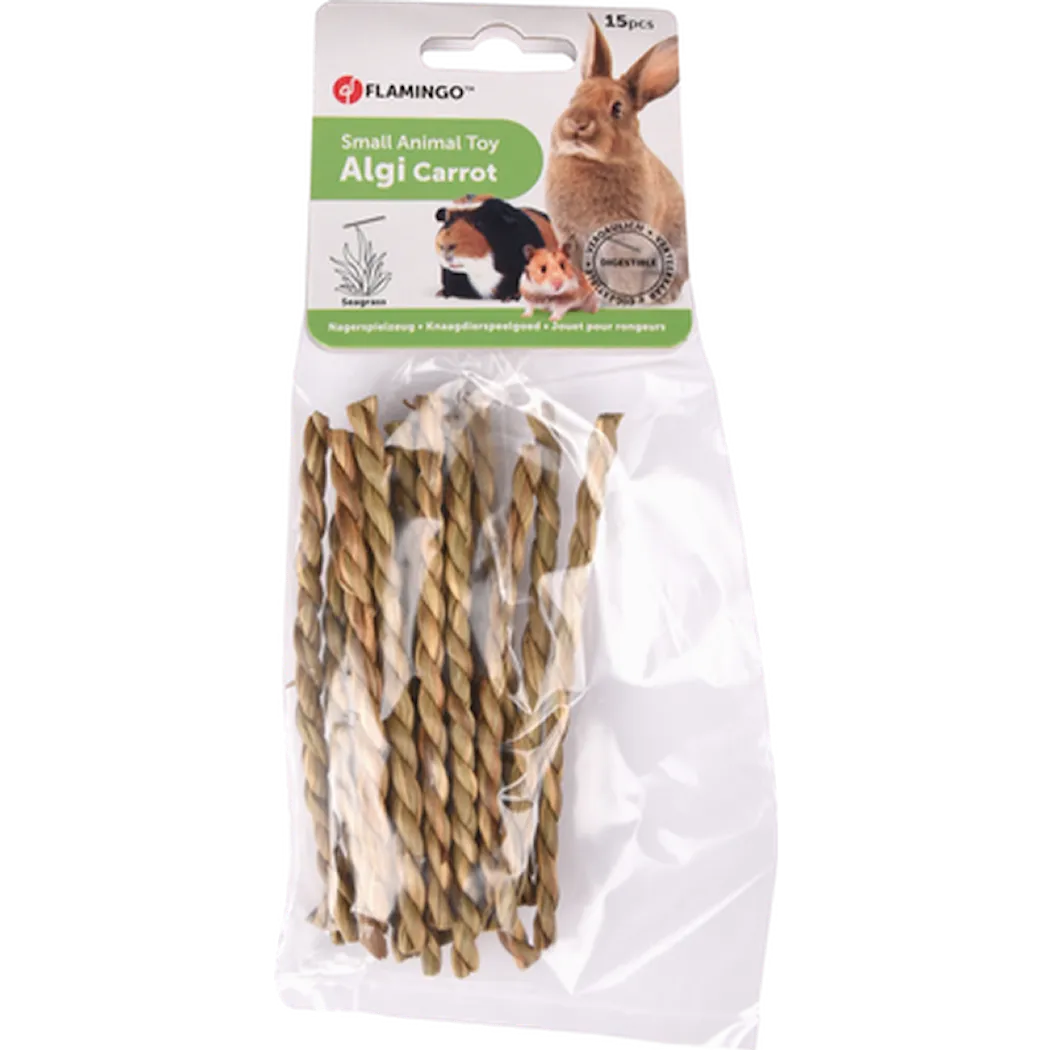 Flamingo Sat Algi Chewing Rope Seagrass Nature Brown 15-pack