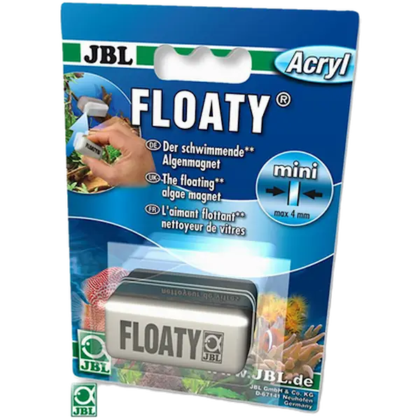 Floaty Mini Acryl/Glass Glass Cleaning Magnet Gray Mini