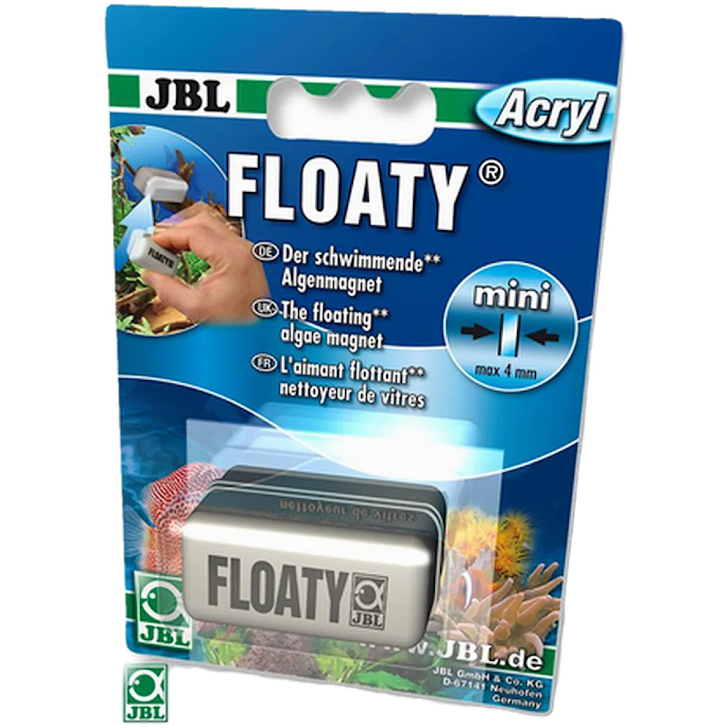 JBL Floaty Mini Acryl/Glass Glass Cleaning Magnet Gray Mini