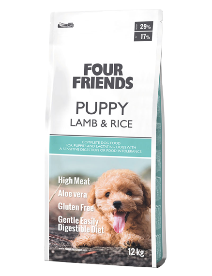 Dog Puppy Lamb & Rice 12 kg - Hund - Hundmat & hundfoder - Torrfoder för hund - FourFriends - ZOO.se
