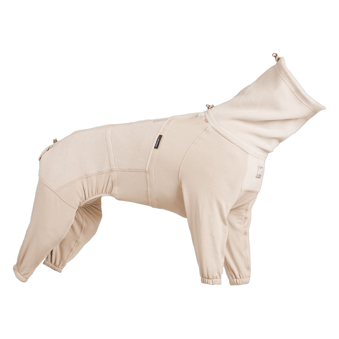 Non-stop dogwear Fleeceoverall Trail Quest Sand 65 cm - Hund - Hundkläder - Hundoveraller & Regnoveraller - Non-stop dogwear - ZOO.se
