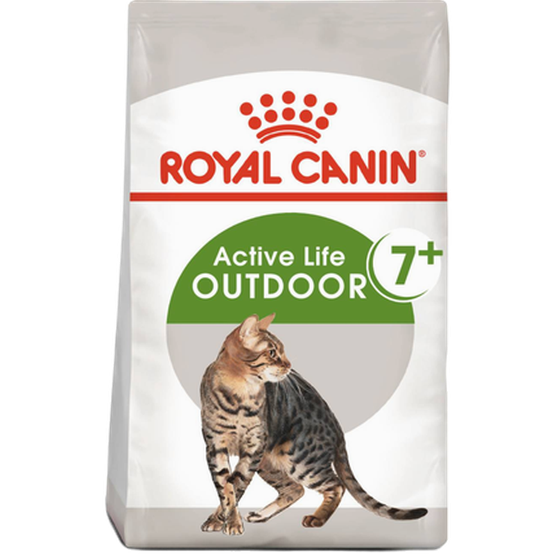 Outdoor 7+ Ageing Torrfoder för katt 2 kg - Katt - Kattfoder & kattmat - Torrfoder till katt - Royal Canin - ZOO.se