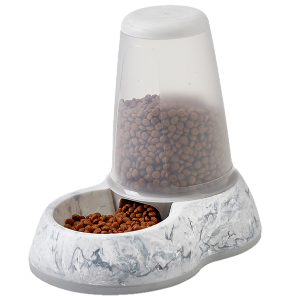 Foderautomat Loop, M,1500ml, 26x17x23cm, Grå - Katt - Matplats & Vattenfontäner för katt - Foderautomater för katt - Savic - ZOO.se