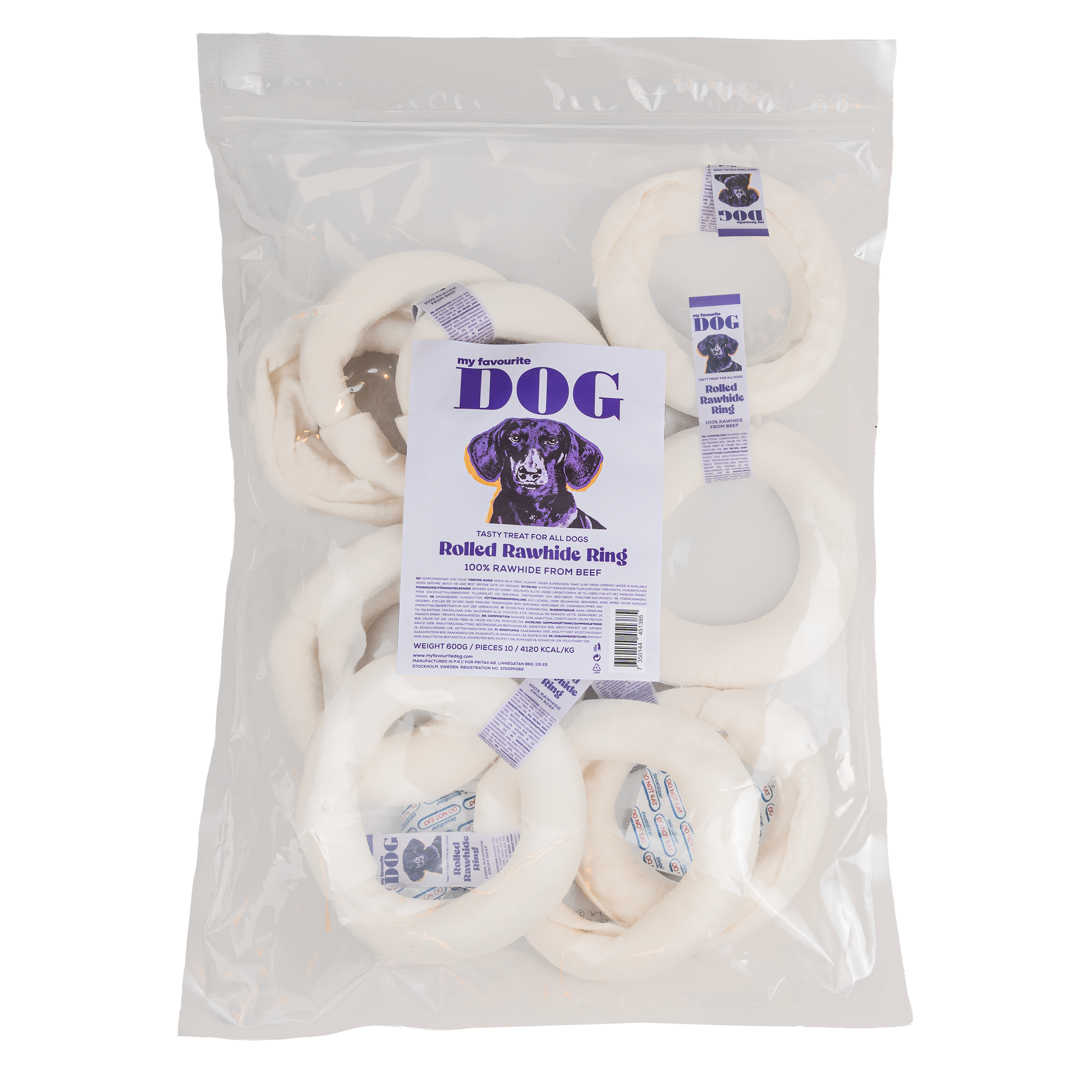 Rawhide Ring 12,5 cm, 10pack