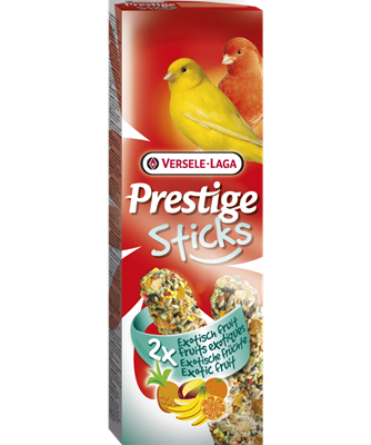 Versele-Laga - Prestige Sticks Canaries Exotic Fruit 60 g - Fågel - Fågelgodis & Kräcker - ZOO.se