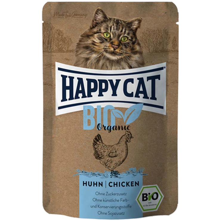 All Meat Pouch Bio Organic Chicken 85 g - Katt - Kattfoder & kattmat - Blötmat & våtfoder till katt - Happy Cat - ZOO.se