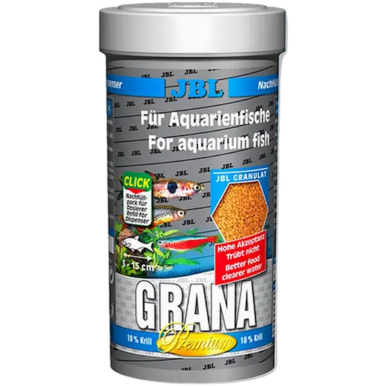 Grana Premium Food for Small Aquarium Fish Gray 250 ml