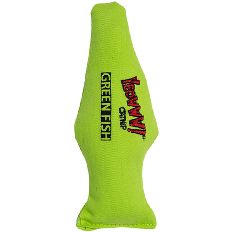 Yeowww! - Catnip Cat Toy Fish Green 18cm - Katt - Kattleksaker - ZOO.se