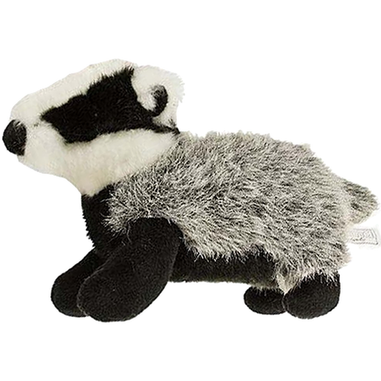 Forest Friends Barry Badger Plush Soft Dog Toy Gray Large