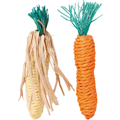 Set of Stray Toys Corn & Carrot
