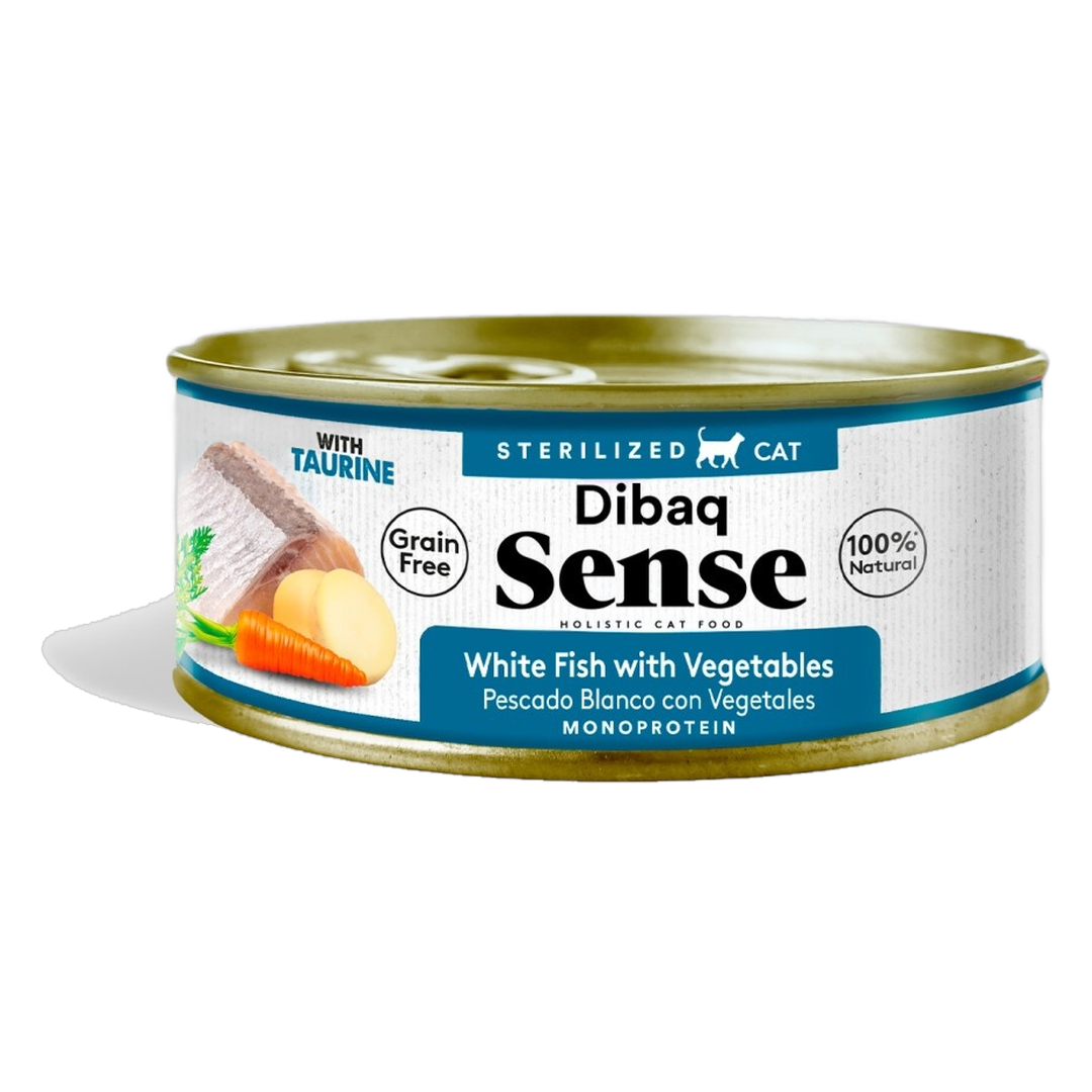 Dibaq Sense Våtfoder Sterilised Vitfisk & Grönsaker 70 g