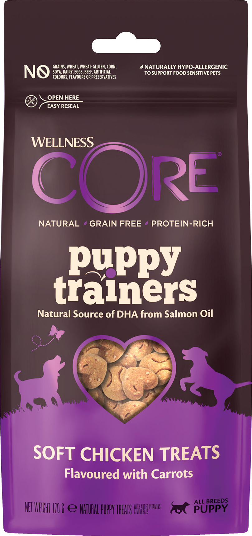 CORE Petfood Dog Puppy Trainers Crunchy Chicken 170g x 6st