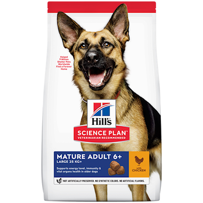 Preview of Hills Science Plan Mature 5+ Active Lonegvity Large Breed Chicken - Dry Dog Food 12 kg