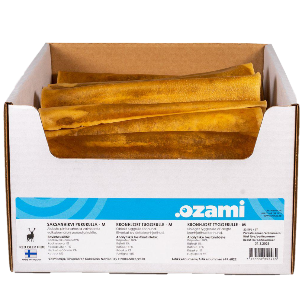 Hund Tuggrulle Kronhjort Medium 21 cm  1 st