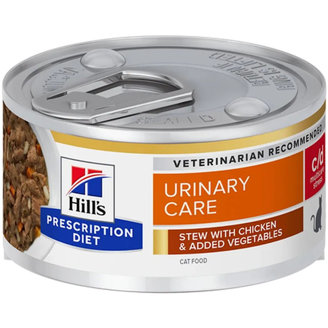 c/d Urinary Care Multicare Stress Stew Canned - Wet Cat Food