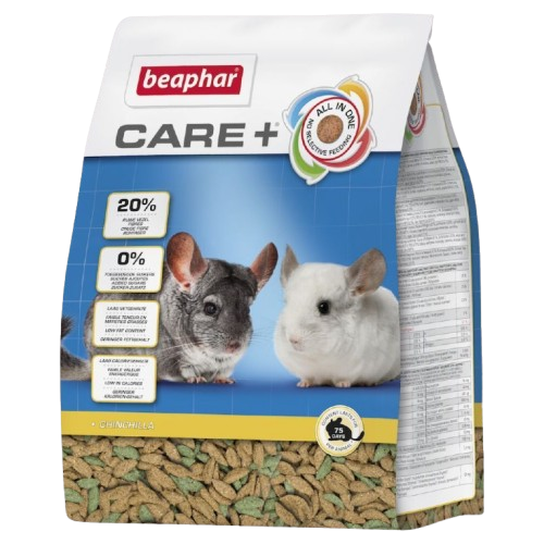 Beaphar - CARE+ Chinchilla 1,5 kg - Smådjur - Smådjursfoder & Hö - Pellets - ZOO.se