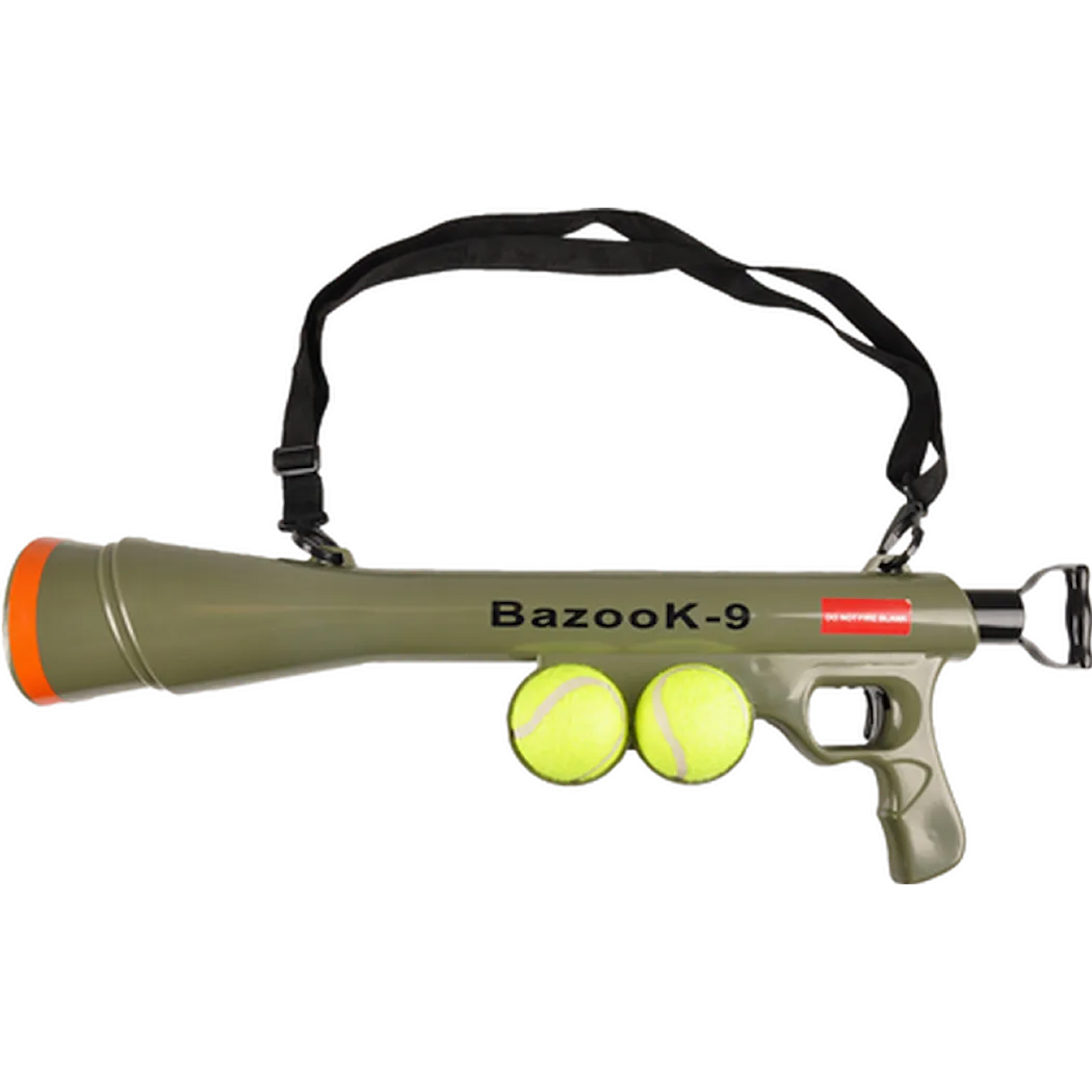 Bazooka Shooter + Tennis Ball Green 20 meter