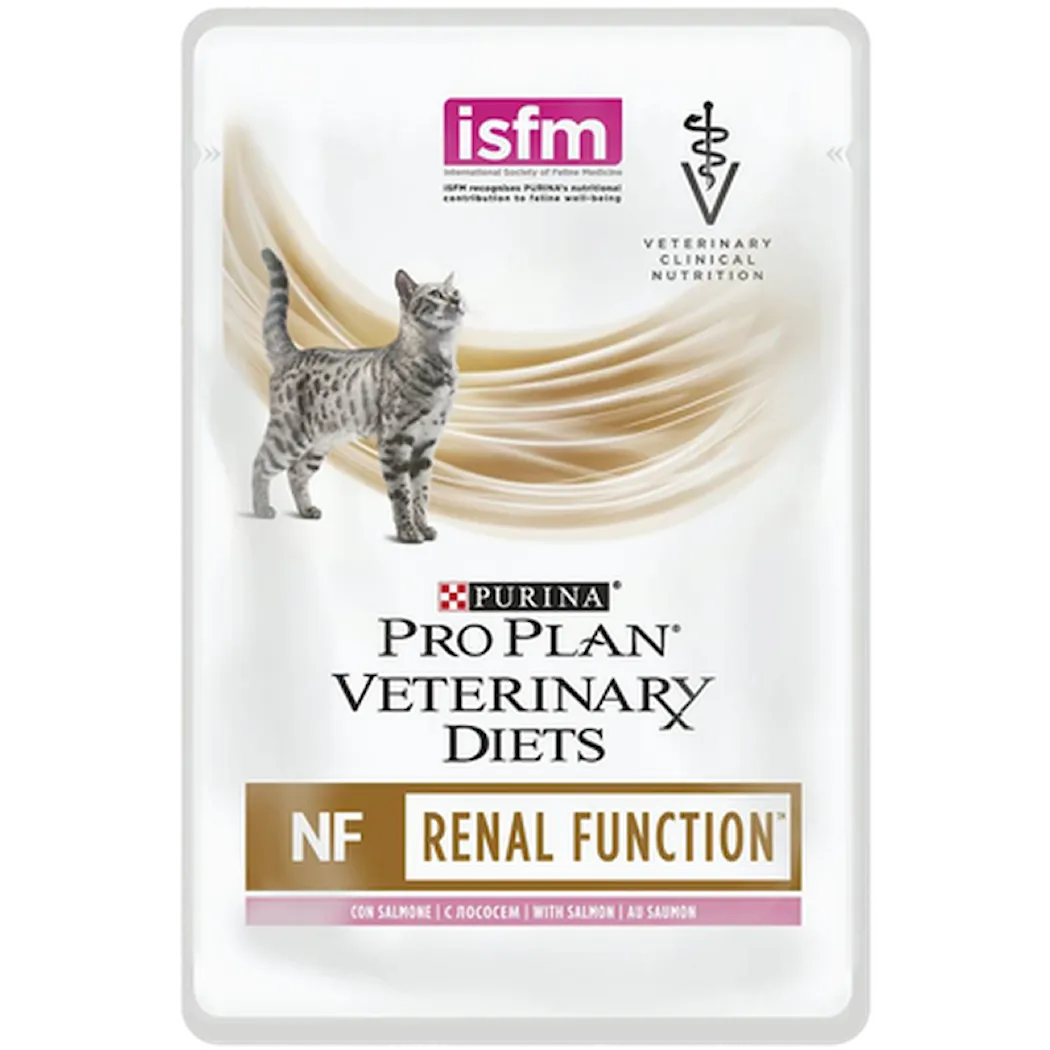 PVD Feline NF Renal Function Salmon Pouch 85 g x 10 st - Portionspåsar