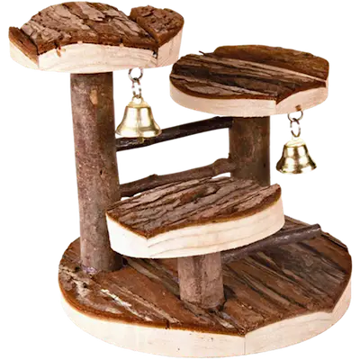 Natural Living Climbing Frame with bells