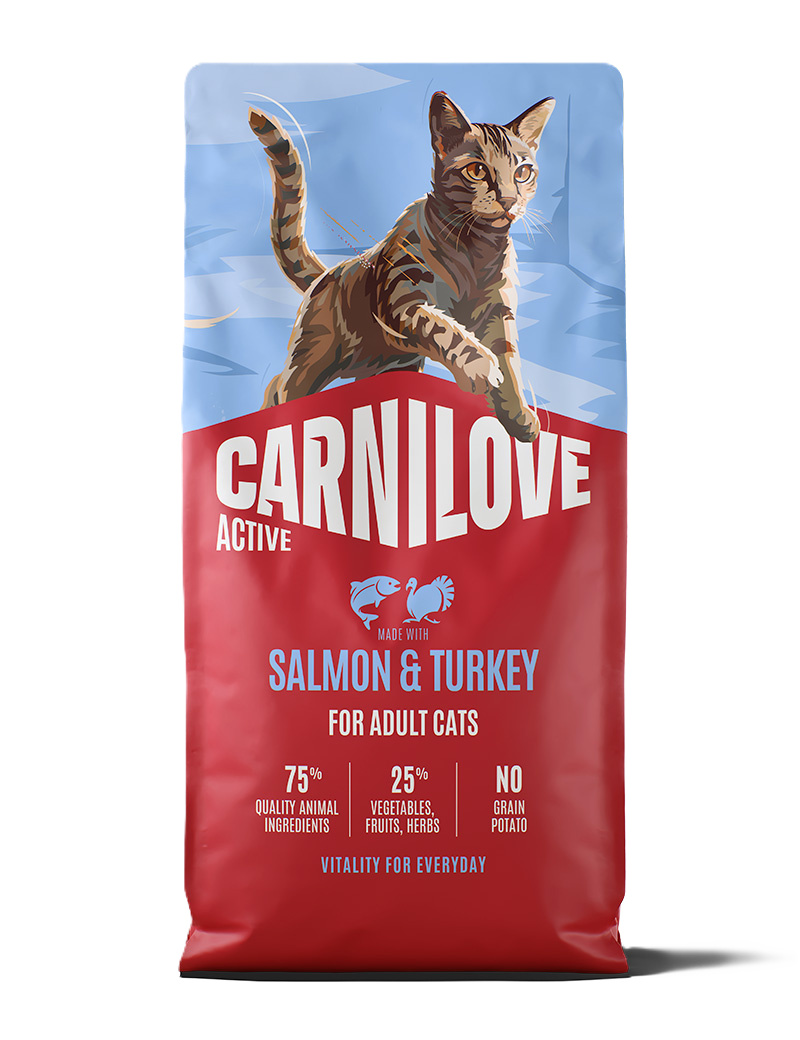 Carnilove Active Cat Salmon & Turkey for Adult All Breeds