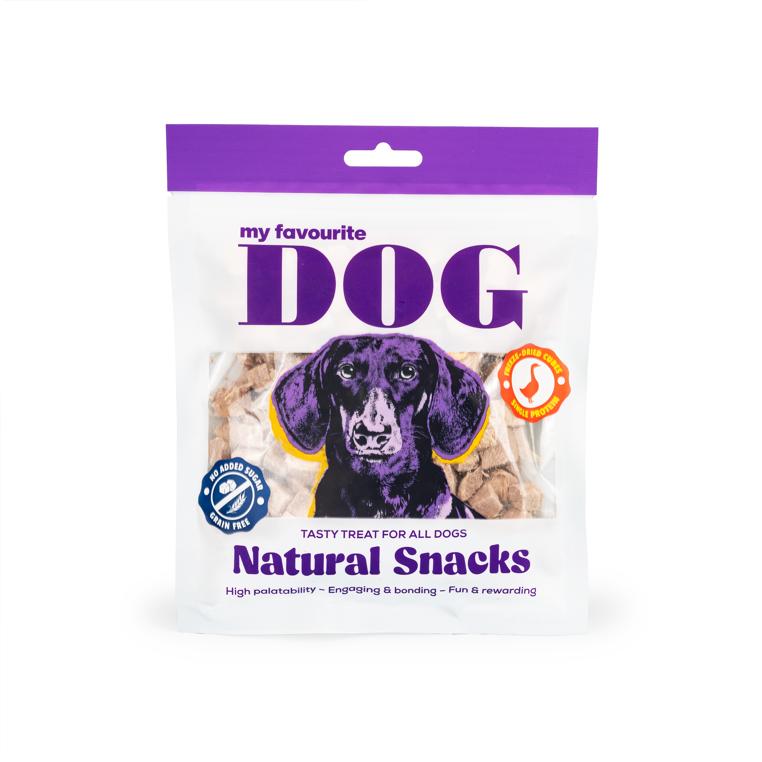 My favourite DOG - Freeze-dried Duck Dog Cubes 50 g - Hund - Hundgodis - ZOO.se