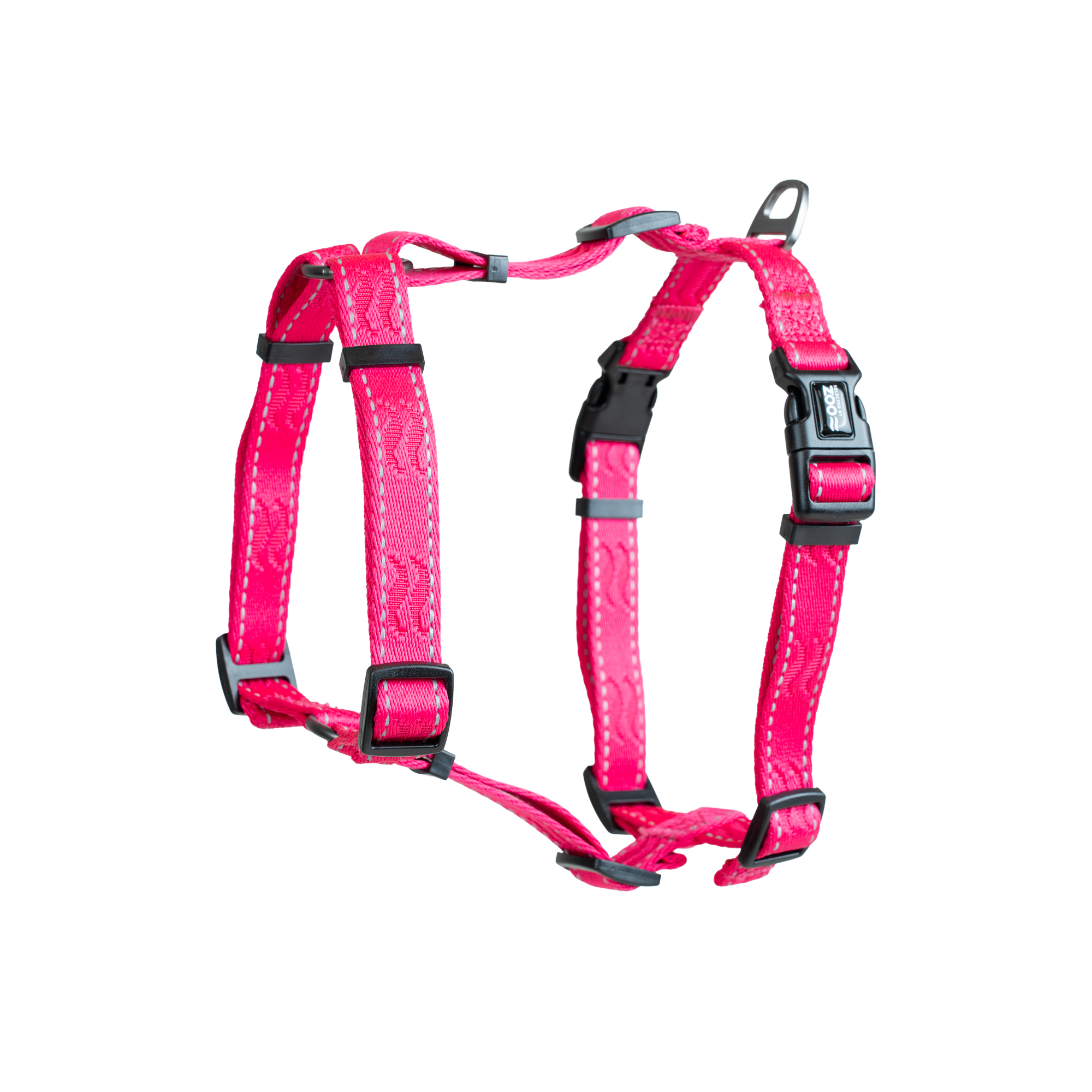 Sele Rufus H-sele ställbar XS/S 15 mm x 50 cm Rosa