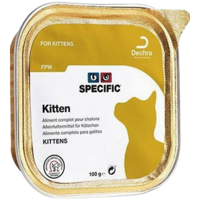 Specific - Katter FPW Kitten 100 g x 7 stk. - Katt - Kattefôr & kattemat - Veterinærfôr for katt - ZOO.no