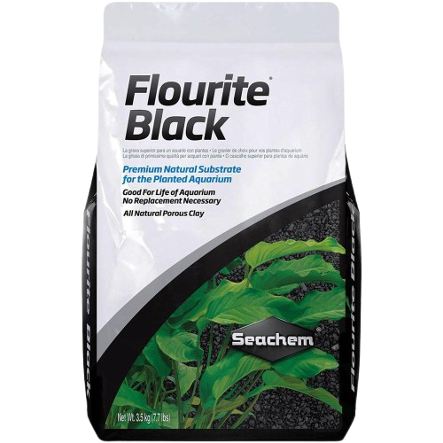 Seachem - Flourite Black 3.5 kg 2-9 mm - Akvaristik - Akvarieinredning - Akvariegrus & Sand - ZOO.se