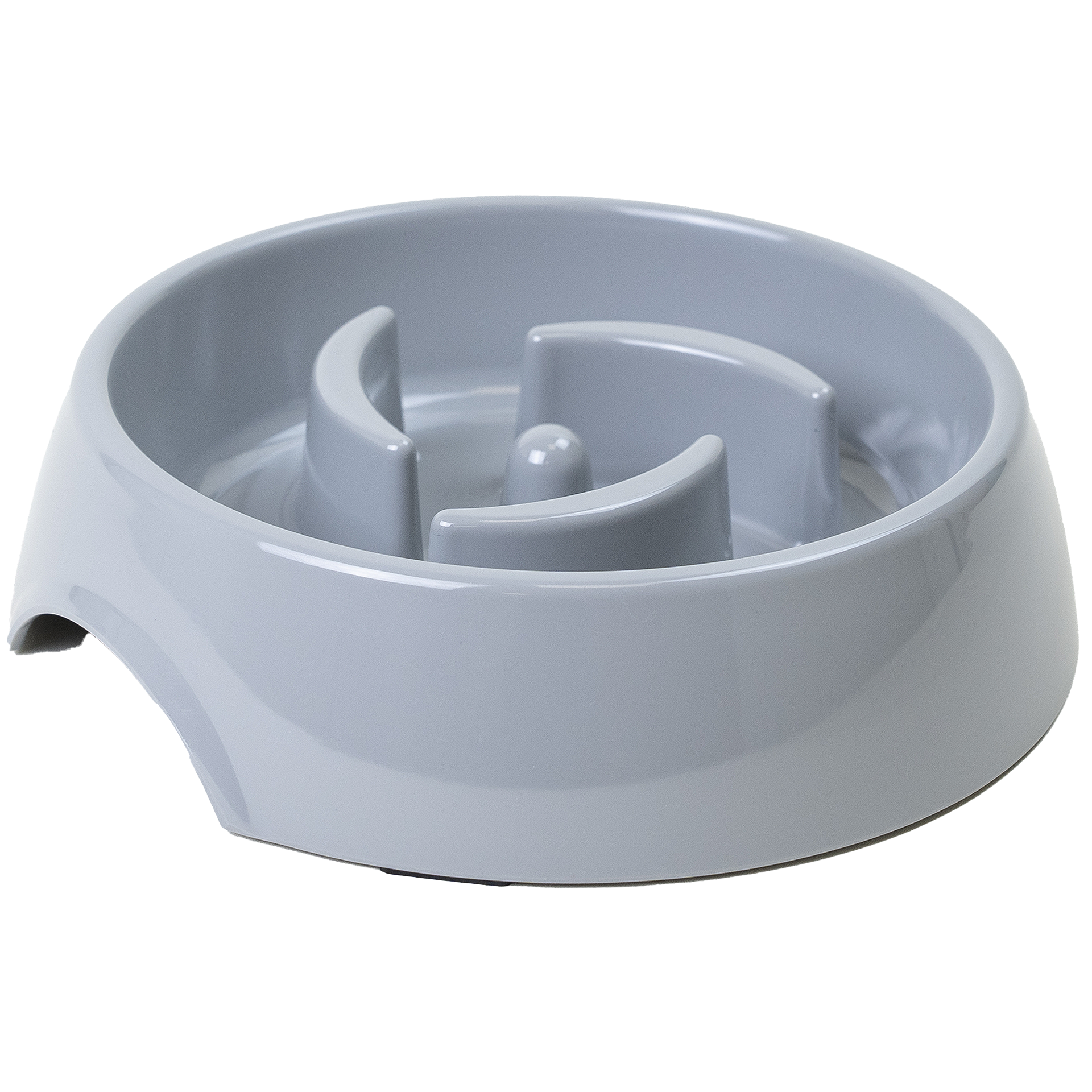 Selected by ZOO Matskål Slow feed Grey L 600ml 20x5cm 20x5cm